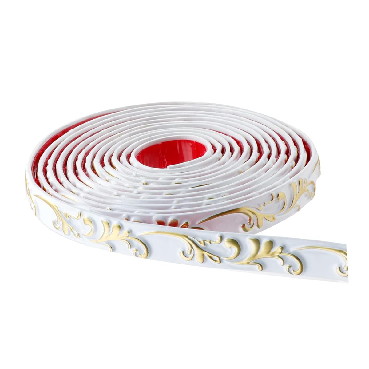 HASTHIP® 3D Embossing Wall Trim Tape 9.8ft Self-Adhesive DIY Wall Trim Tape Waterproof PVC Border Tape Luxury Decorative Trim Tape Background Trim Tape for Ceiling, Door Frame, Cabinet HASTHIP® 3D Embossing Wall Trim Tape 9.8ft Self-Adhesive DIY Wall Trim Tape Waterproof PVC Border Tape Luxury Decorative Trim Tape Background Trim Tape for Ceiling, Door Frame, Cabinet